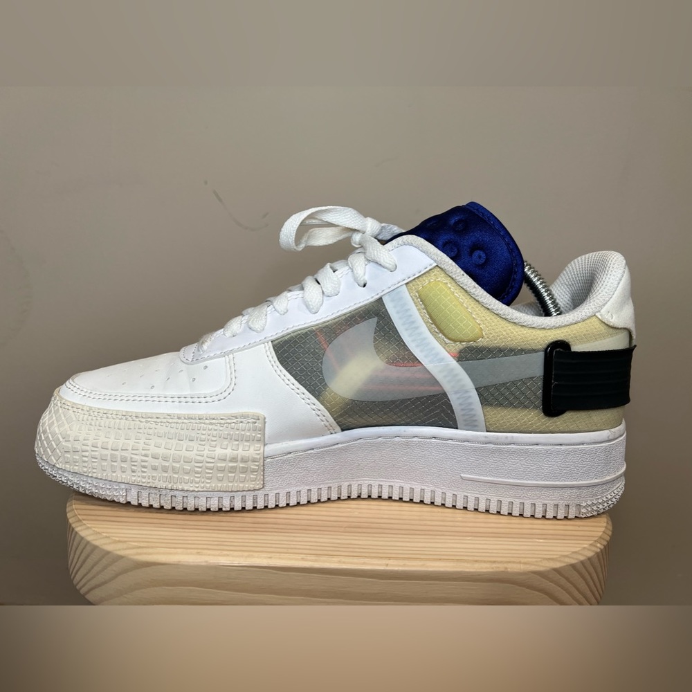 Nike Air Force 1 Low Drop Type GS Summit White No. 354 Men’s Size 8. - Picture 7 of 13